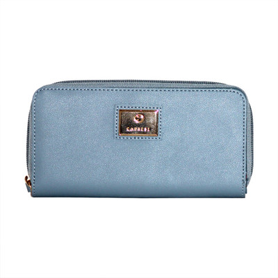 

Caprese Women Casual Blue Artificial Leather Wallet(12 Card Slots)