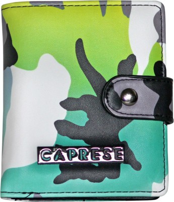 

Caprese Women Casual Multicolor Artificial Leather Wallet(12 Card Slots), Camo1