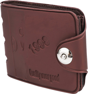 

Peacock Mundkar Boys Brown Artificial Leather Wallet(8 Card Slots)