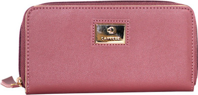 

Caprese Women Casual Pink Artificial Leather Wallet(12 Card Slots)
