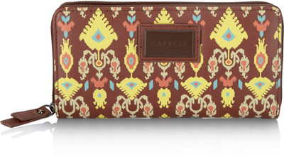 

Caprese Women Evening/Party Brown Artificial Leather Wallet(12 Card Slots)