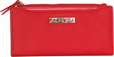 

Caprese Women Casual Red Artificial Leather Wallet(12 Card Slots)