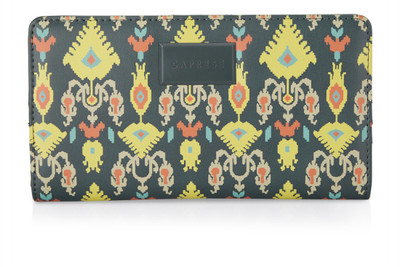 

Caprese Women Casual Multicolor Artificial Leather Wallet(12 Card Slots), Charcoal