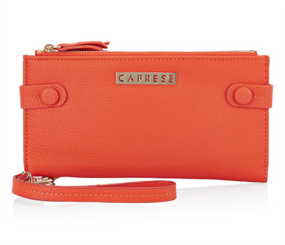 

Caprese Women Casual Orange Artificial Leather Wallet(12 Card Slots)
