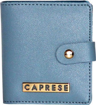 

Caprese Women Casual Blue Artificial Leather Wallet(12 Card Slots)