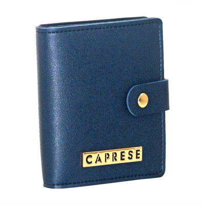 

Caprese Women Casual Blue Artificial Leather Wallet(12 Card Slots), Navy