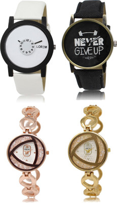

LOREM FZ 26_27 _ 238_239 Combo Watches With Unique & Fancy Look Attractive Watch - For Men & Women