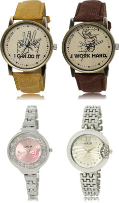 

LOREM FZ 29_30 _ 226_227 Combo Watches With Unique & Fancy Look Attractive Watch - For Men & Women