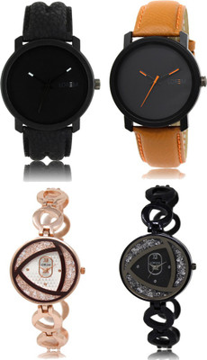 LOREM FZ 20_21 _ 237_238 Combo Watches With Unique & Fancy Look Attractive Watch - For Men & Women