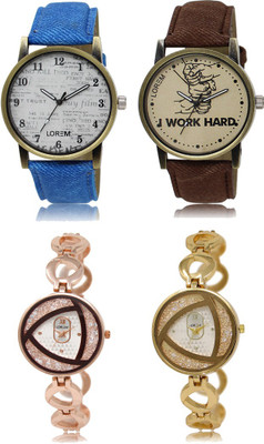

LOREM FZ 28_29 _ 238_239 Combo Watches With Unique & Fancy Look Attractive Watch - For Men & Women