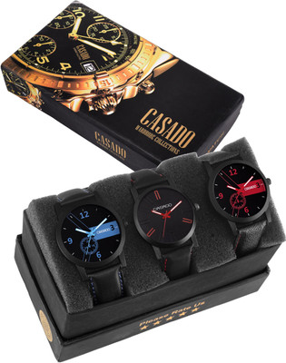 

Casado 1930X1730X1530XBLBU COMBO OF 3 BOLD DESIGN Watch - For Men