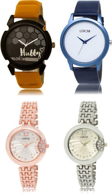 

LOREM FZ 32_33 _ 227_228 Combo Watches With Unique & Fancy Look Attractive Watch - For Men & Women