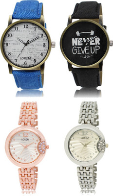

LOREM FZ 27_28 _ 227_228 Combo Watches With Unique & Fancy Look Attractive Watch - For Women