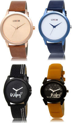 

LOREM FZ 33_34 _ 234_235 Combo Watches With Unique & Fancy Look Attractive Watch - For Men & Women