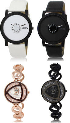 

LOREM FZ 25_26 _ 237_238 Combo Watches With Unique & Fancy Look Attractive Watch - For Men & Women