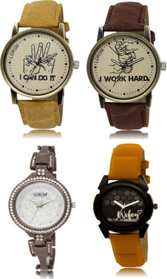 

LOREM FZ 29_30 _ 235_236 Combo Watches With Unique & Fancy Look Attractive Watch - For Men & Women