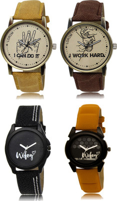 

LOREM FZ 29_30 _ 234_235 Combo Watches With Unique & Fancy Look Attractive Watch - For Men & Women