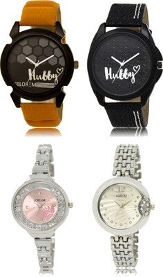 

LOREM FZ 31_32 _ 226_227 Combo Watches With Unique & Fancy Look Attractive Watch - For Men & Women