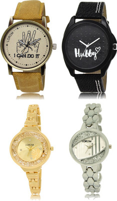 

LOREM FZ 30_31 _ 223_224 Combo Watches With Unique & Fancy Look Attractive Watch - For Men & Women