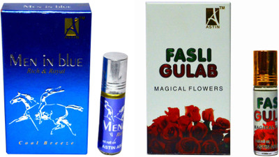 

Astin Men in Blue and Fasli Gulab special UAE Edition Floral Attar(Rose)