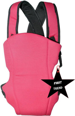 

First Trend pink color baby carrier with extra cushion padding front facing in and out Baby Carrier(Pink, Front Carry facing in)
