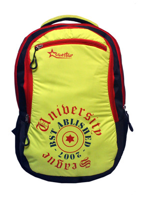 

Sanstar SANRAINFG 35 L Backpack(Multicolor), Black;parrot green