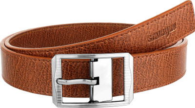 

snvogue Men Casual, Formal, Evening, Party Brown Artificial Leather Belt