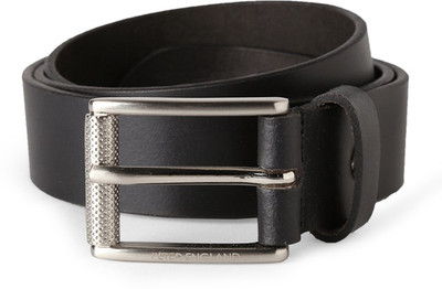 

Peter England Men Formal Black Genuine Leather Belt