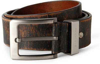 

Louis Philippe Men Casual Black Genuine Leather Belt