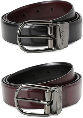 

Allen Solly Men & Women Formal Black, Maroon Genuine Leather Reversible Belt, Allen Solly Men & Women Formal Black Genuine Leather Reversible Belt, Allen Solly Men & Women Formal Black Genuine Leather Reversible Belt