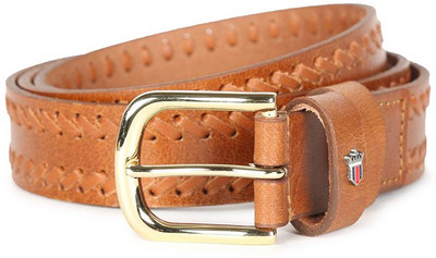 

Louis Philippe Men Casual Tan Genuine Leather Belt