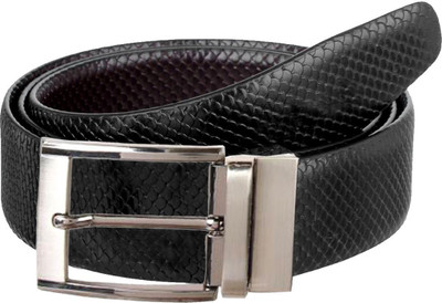 

Tamanna Men Formal Black, Brown Genuine Leather Reversible Belt