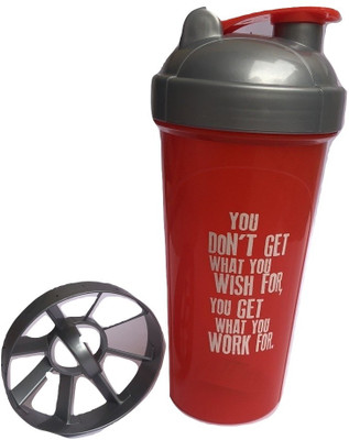 

GreenBee my Gym 600 ml Shaker(Pack of 1, Red)