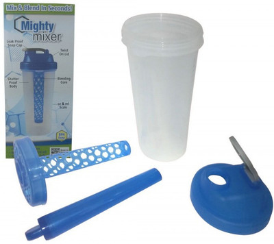 

Simxen Mighty Mixer is The Amazing New Shaker That Blends Delicious Smoothies, Shakes and Drinks Instantly 828 Shaker(Pack of 1, Blue, White)