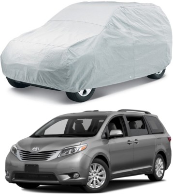 HMS Car Cover For Toyota Siena (Without Mirror Pockets)(Silver, For 2015, 2016, 2017, 2018 Models)