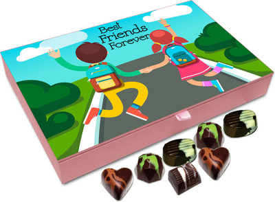 

Chocholik Friendship Gift - Best Friends Forever -12pc Truffles(144 g)