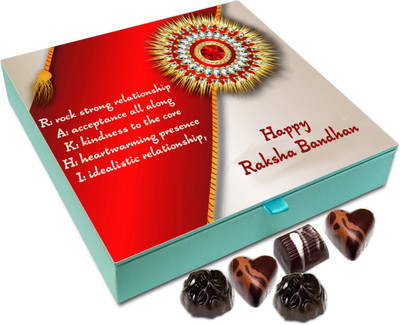 

Chocholik Rakshabandhan Gift Box - Beautiful Meaning Of Rakhi - 9pc Truffles(108 g)