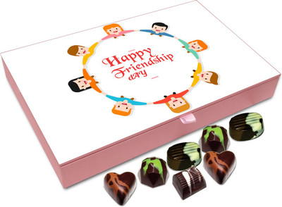 

Chocholik Friendship Gift - Happy Friendship Day -12pc Truffles(144 g)