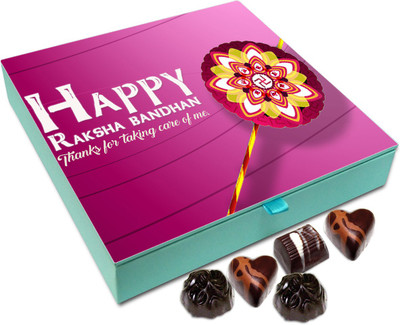 

Chocholik Rakshabandhan Gift Box - Thanks For Taking Care Of Me - 9pc Truffles(108 g)