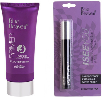 

Blue Heaven Primer and I See You - Mascara & Eyeliner 2 in 1(Set of 2)