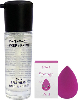 

9 to 5 sponge puff & Mac prep+prime skin base visage primer 35ml(Set of 2)