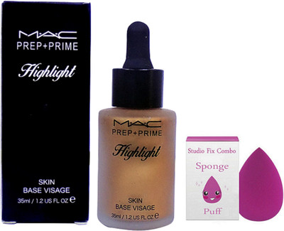 

Studio Fix Combo Sponge Puff &Mac Prep+Prime Highlight(Set of 2)