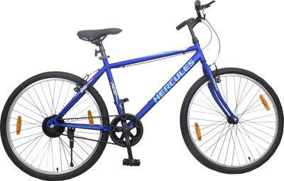 HERCULES ACE 26 T Single Speed Hybrid Cycle/City Bike(Blue)