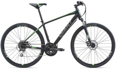 

Giant Roam-3 Disc 700x38C Acera Bike For Adults Black&Green Medium 700C T Hybrid Cycle/City Bike(24 Gear, Multicolor)