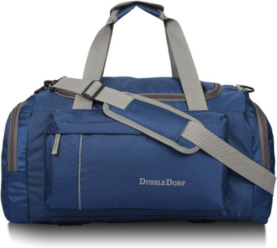 

Dussledorf Navy Blue Travel Duffle Bag Travel Duffel Bag(Blue)