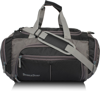 

Dussledorf Black Travel Duffle bag Travel Duffel Bag(Black)