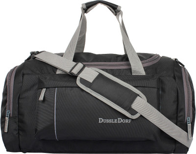 

Dussledorf Black Travel Duffle bag Travel Duffel Bag(Black)