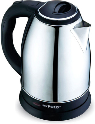 

Skypolo SK-23 1.8L Cordless Electric Kettle(1.8, Black, Steel)
