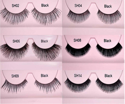 

GlamGals Stylish False Eyelashes pair of 6(Pack of 6)