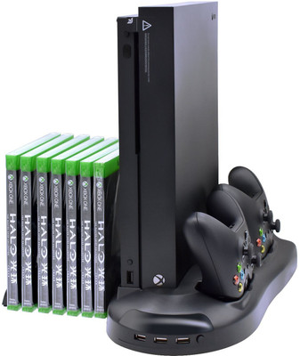 

Microware Charging Station Gaming Accessory Kit(Black, For Xbox One)